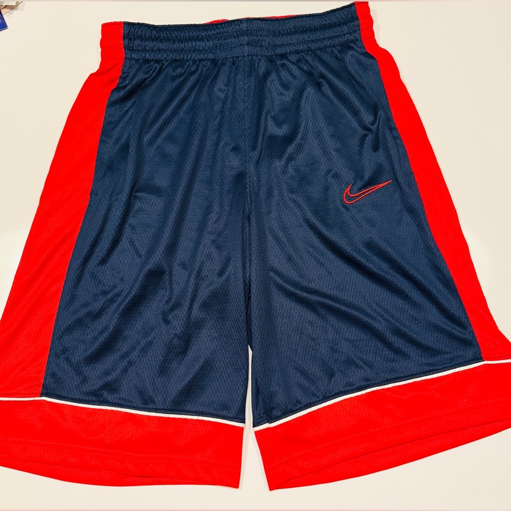 Nike Dri-Fit Men’s Blue and Red Basketball Shorts Size S